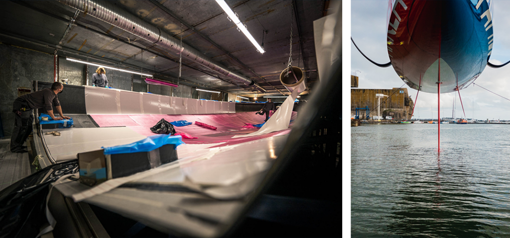 Composites distribution participe à la construction d'un nouvel imoca